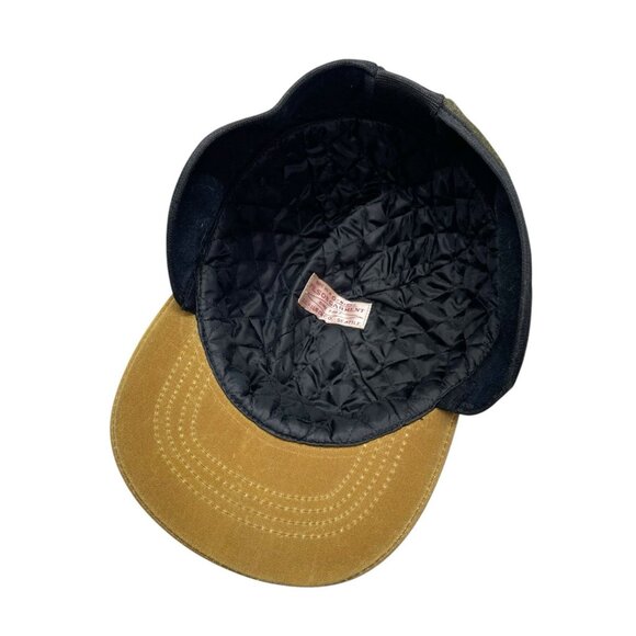 C.C. Filson Tin Cloth Waxed Canvas Waterproof Insulated Ear Flap Cap Mens - Picture 6 of 10